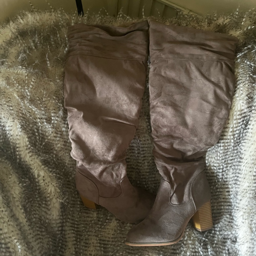 Over The Knee Suede Boots